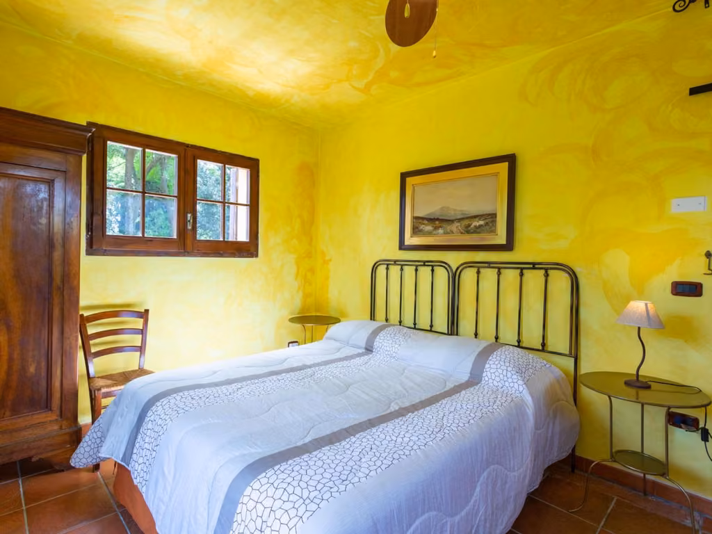 Camera quadrupla dell'Agriturismo Casale Vidorni, la sistemazione più ampia per famiglie